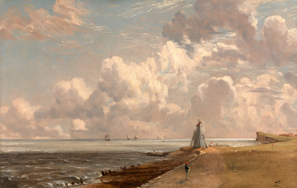 Detail of Harwich: The Low Lighthouse and Beacon Hill by John Constable