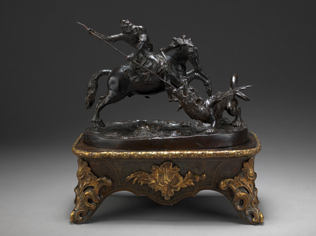 Detail of Sculpture, St. George and the Dragon, Francesco Fanelli by Francesco Fanelli
