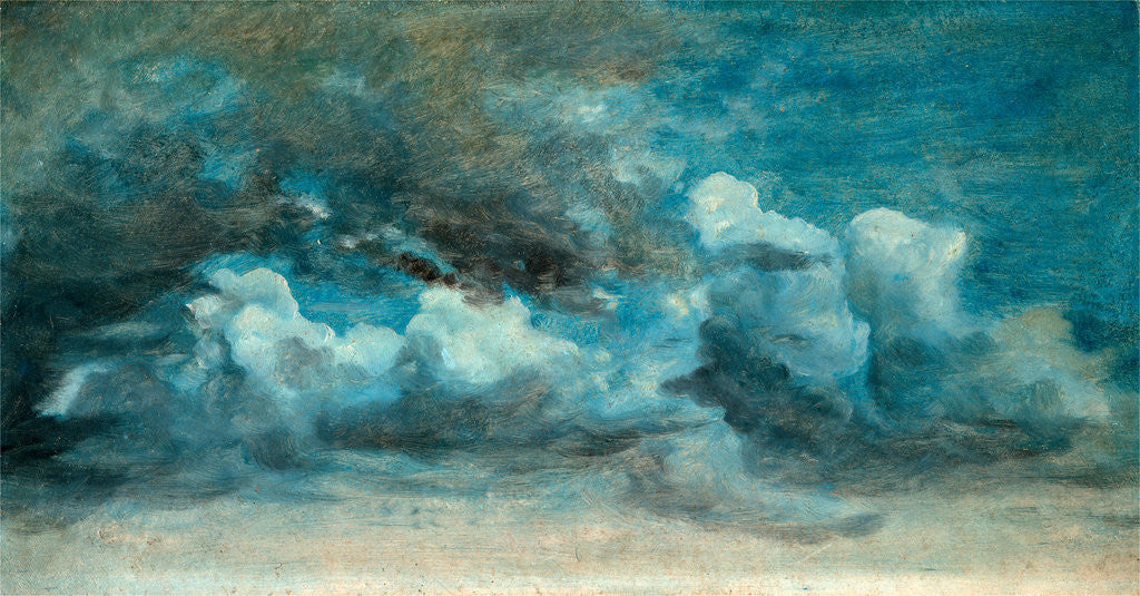 Detail of Cloud Study Cumulus Clouds by Lionel Constable