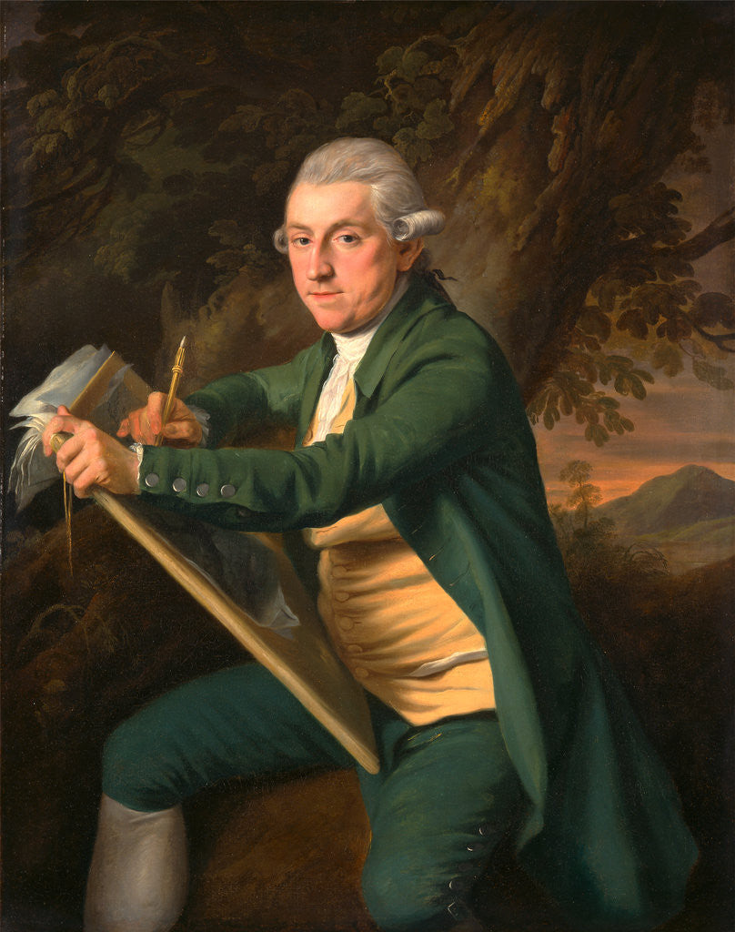 Detail of George Robertson by John Francis Rigaud
