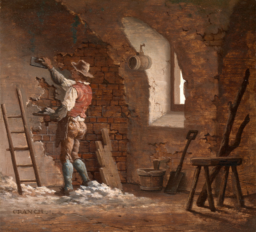 Detail of Plasterer by John Cranch