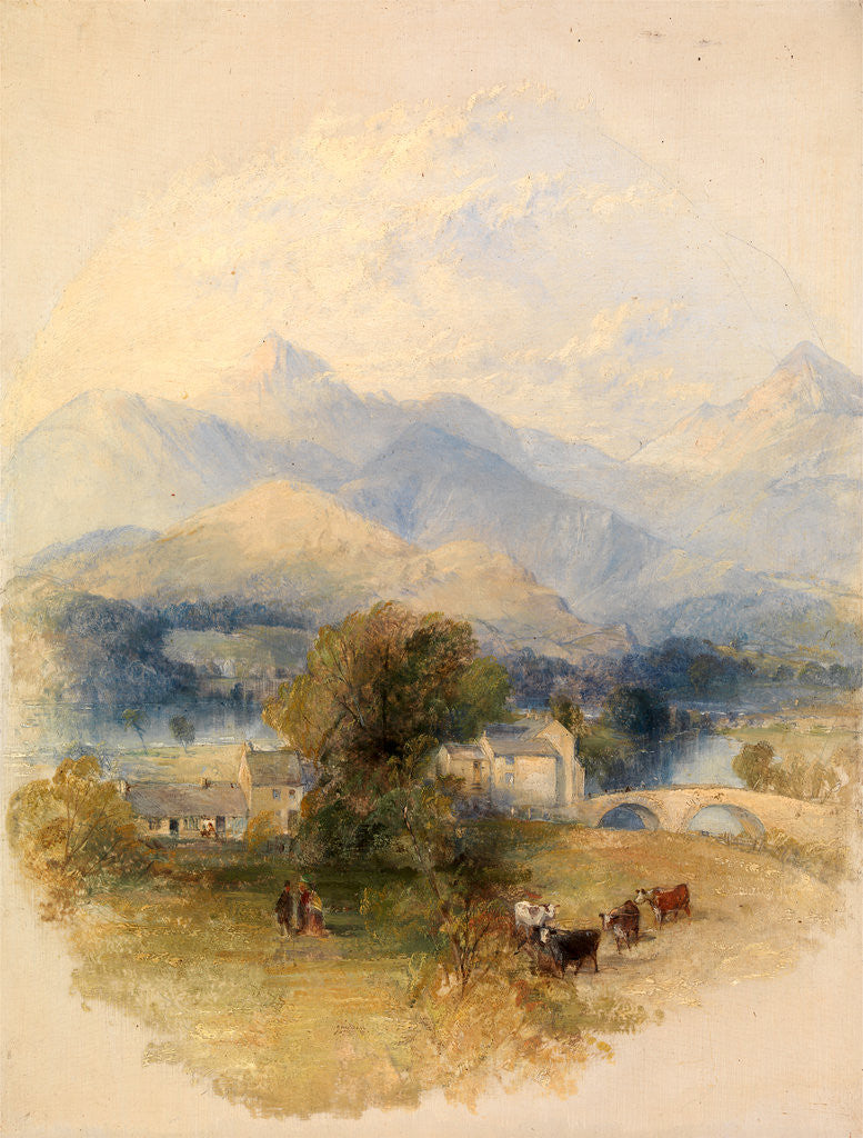 Detail of View from Mr. Southey's House, Keswick by Thomas Creswick