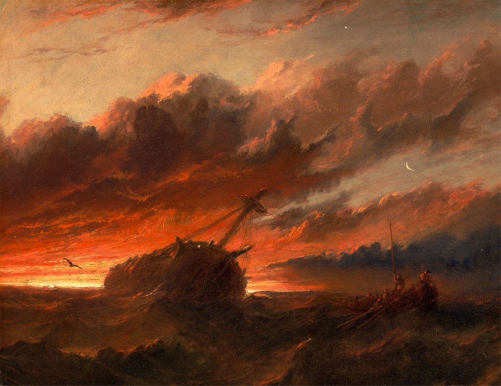 Detail of Shipwreck by Francis Danby
