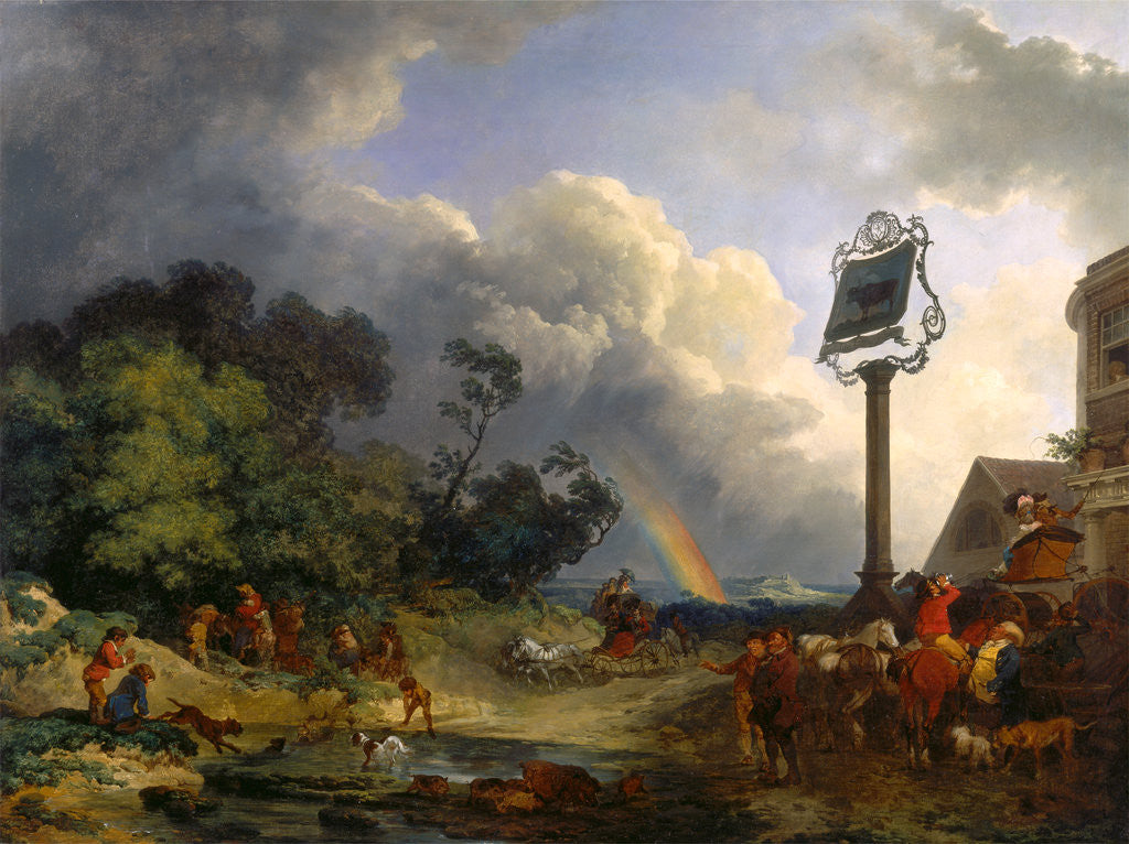 Detail of The Rainbow by Philippe-Jacques de Loutherbourg