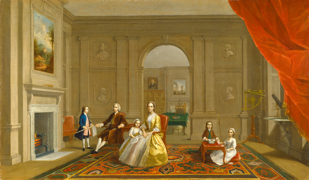 Detail of The John Bacon Family by Arthur Devis