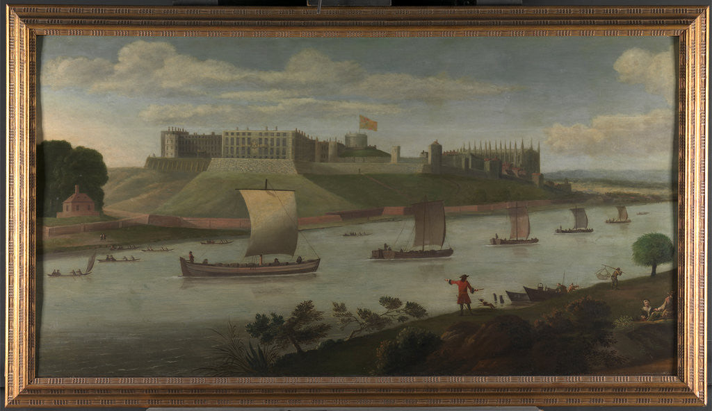 Detail of Windsor Castle from the Buckinghamshire Bank by Anonymous