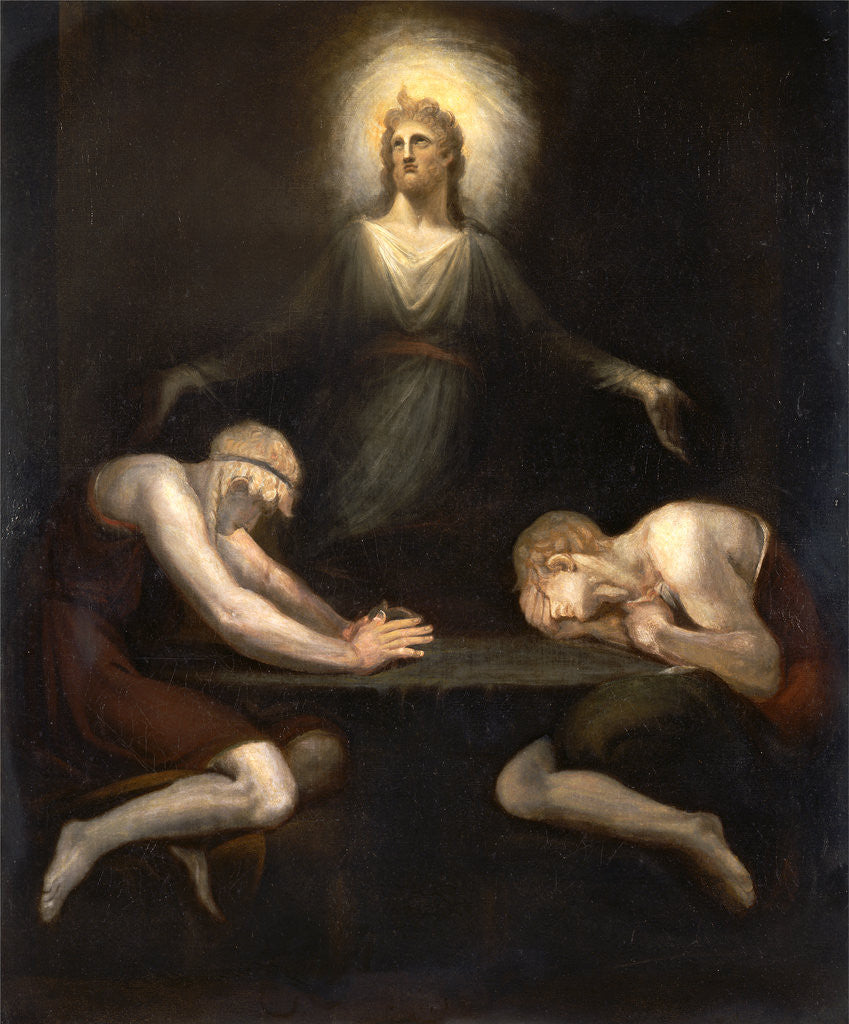 Detail of Christ Disappearing at Emmaus by Henry Fuseli