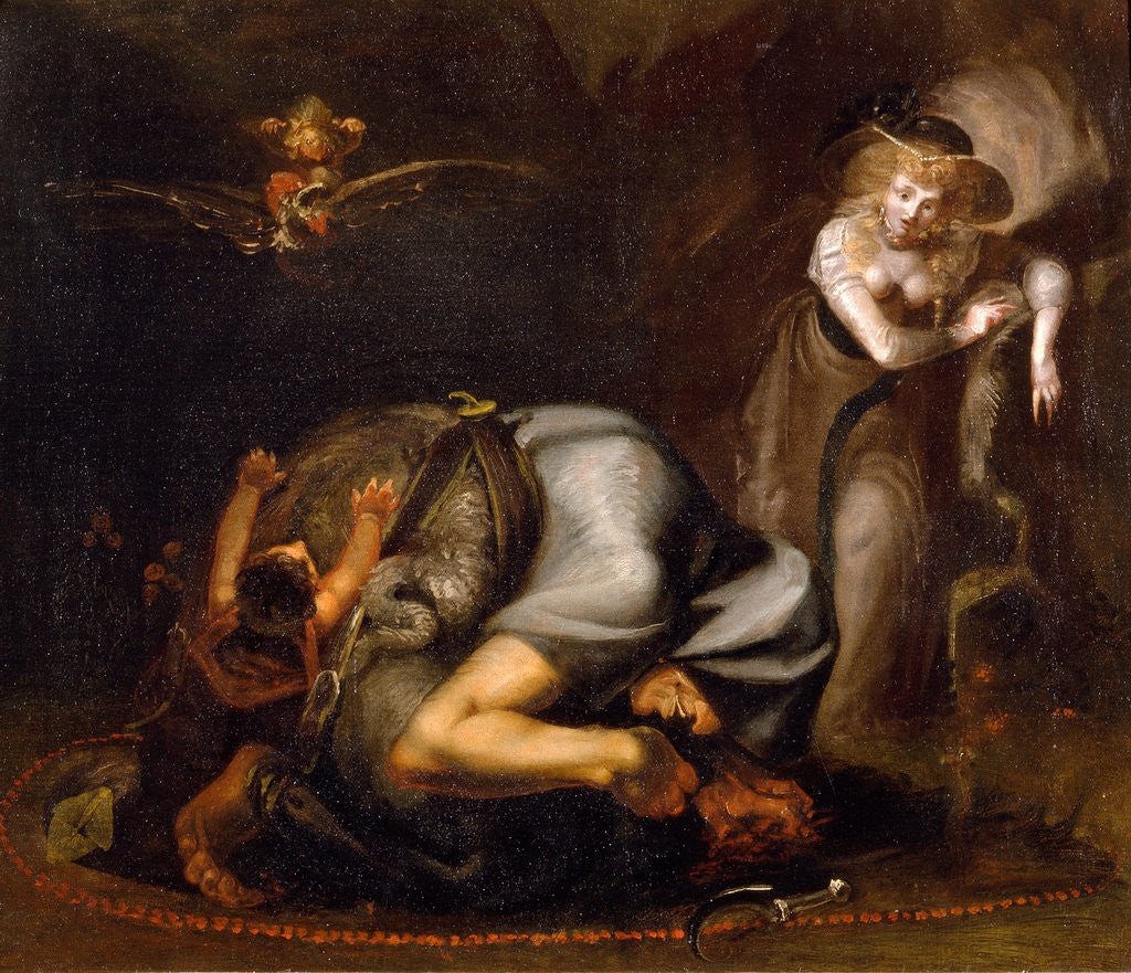 Detail of Scene of Witches, from 'The Masque of Queens' by Ben Jonson by Henry Fuseli