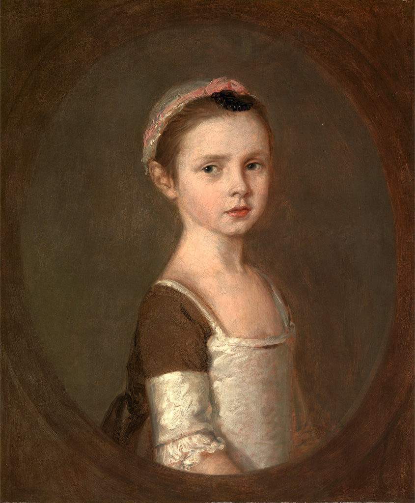 Detail of Miss Susanna Gardiner by Thomas Gainsborough