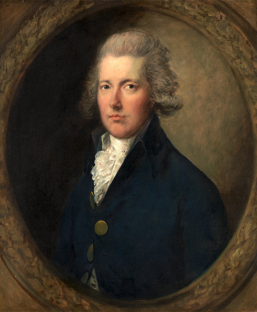 Detail of William Pitt by Studio of Thomas Gainsborough