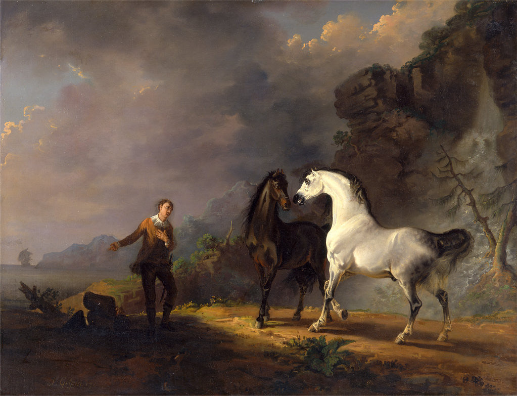 Detail of Gulliver Addressing the Houyhnhnms by Sawrey Gilpin