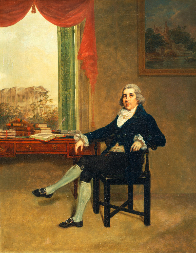 Detail of Thomas Graham by Thomas Hickey