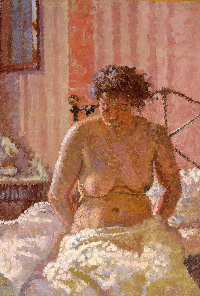 Detail of Nude in an Interior by Harold Gilman