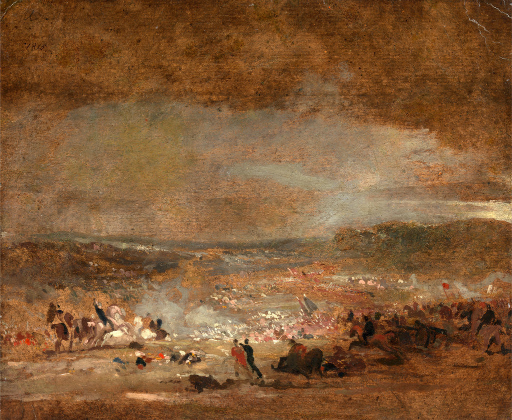 Detail of Study for 'Battle of Waterloo' by George Jones