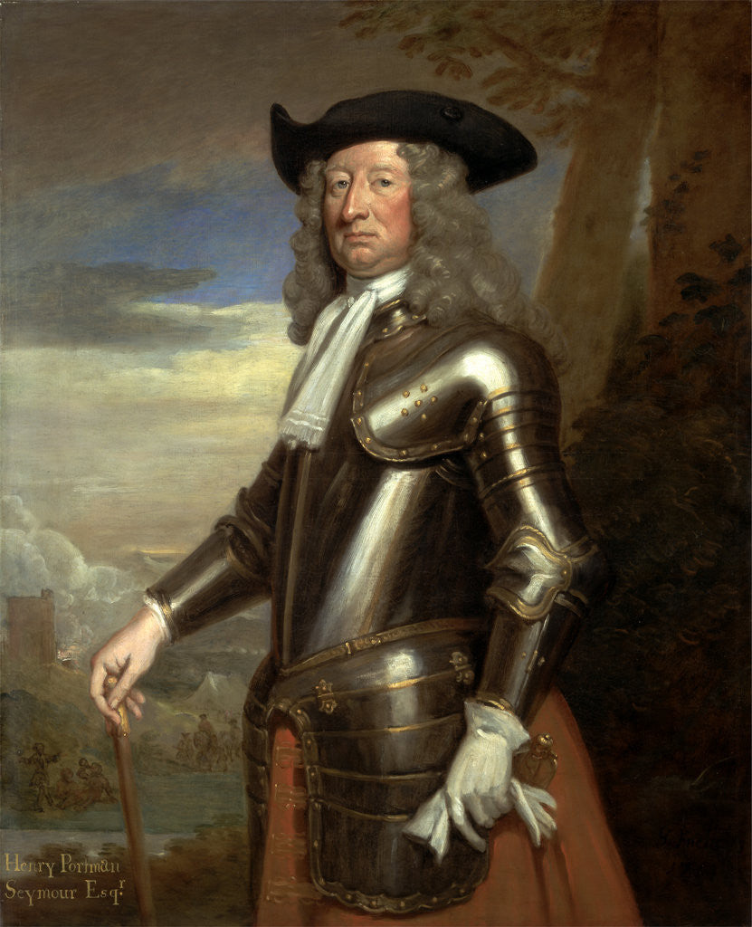 Detail of Henry Portman Seymour by Sir Godfrey Kneller