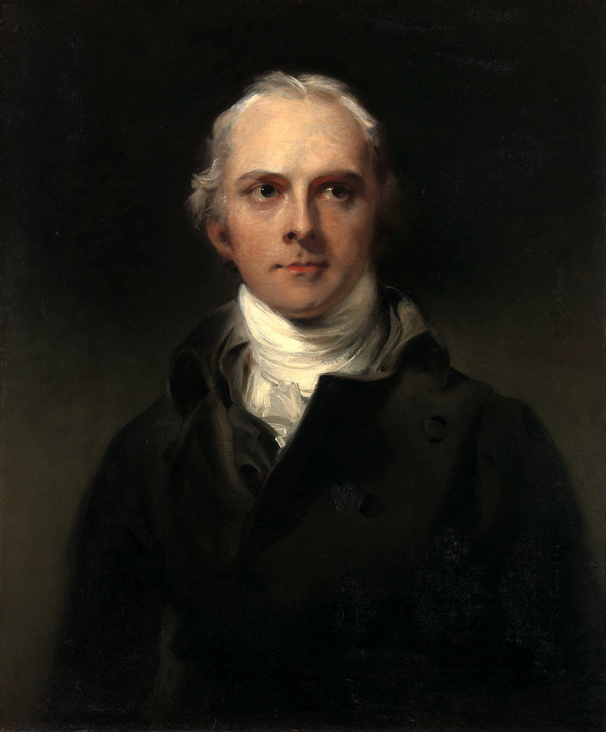 Detail of Samuel Lysons by Sir Thomas Lawrence
