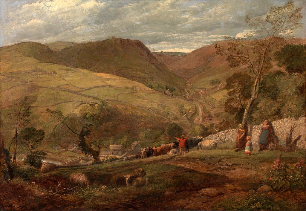 Detail of Hanson Toot, View in Dovedale Hanson Toot by John Linnell