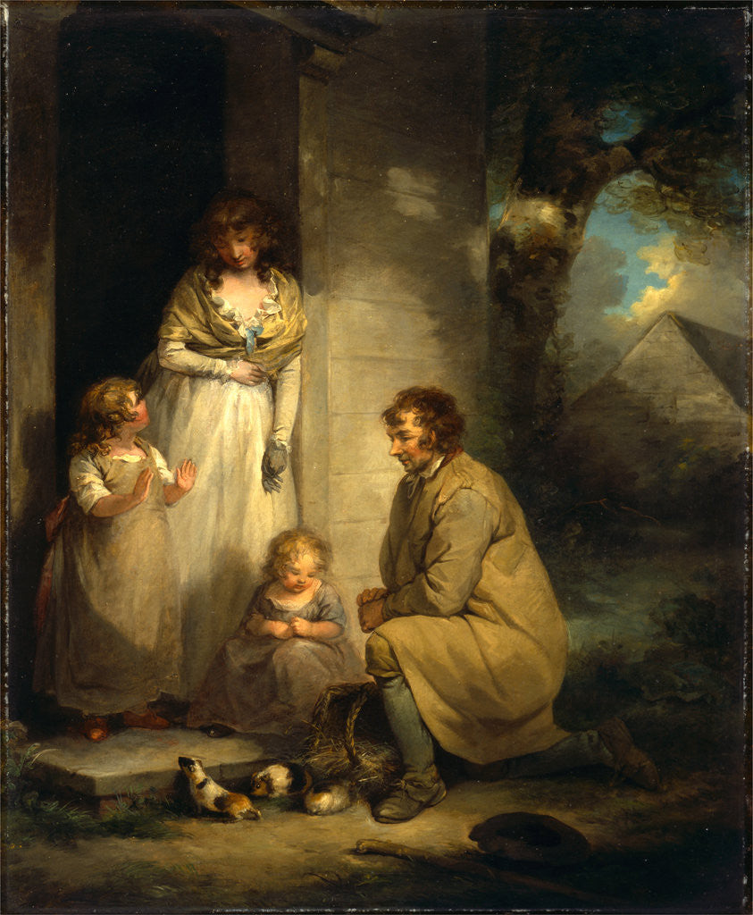 Detail of Selling Guinea Pigs by George Morland