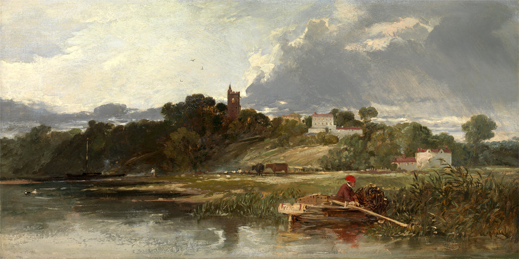 Detail of Gillingham on the Medway by William James Muller