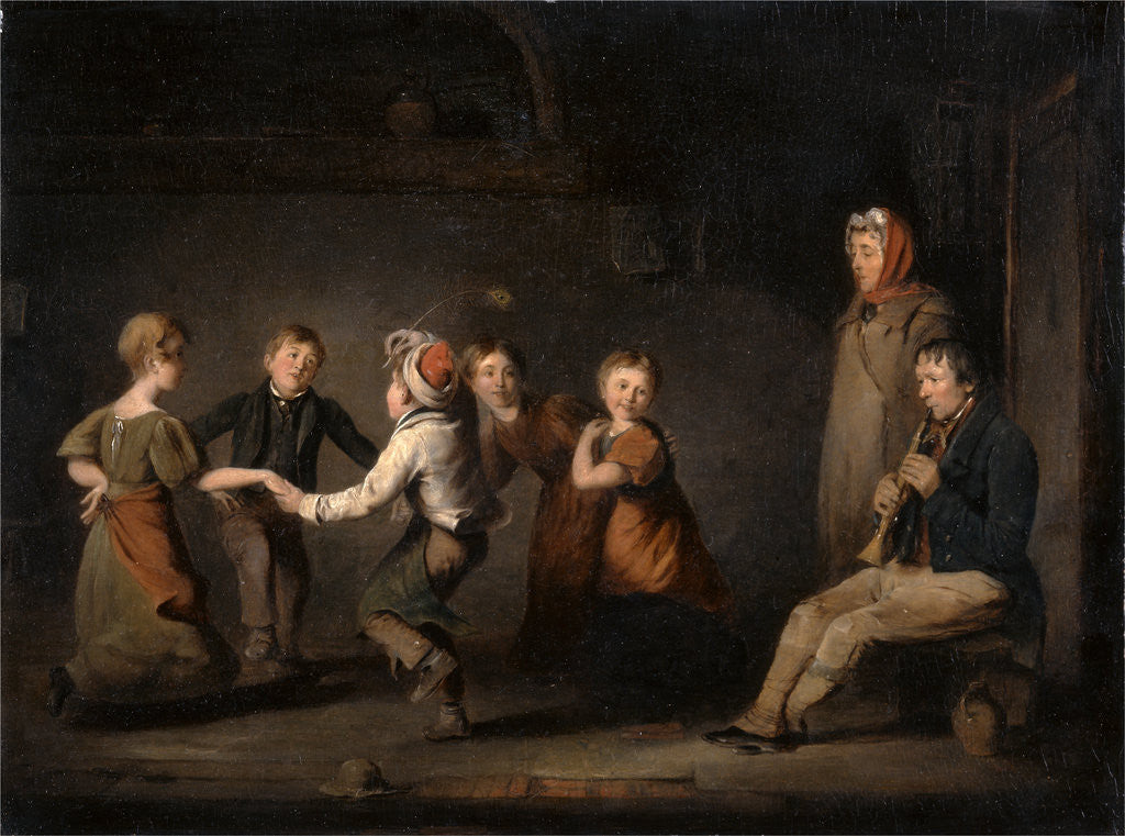 Detail of Ring O' Roses by Thomas Webster