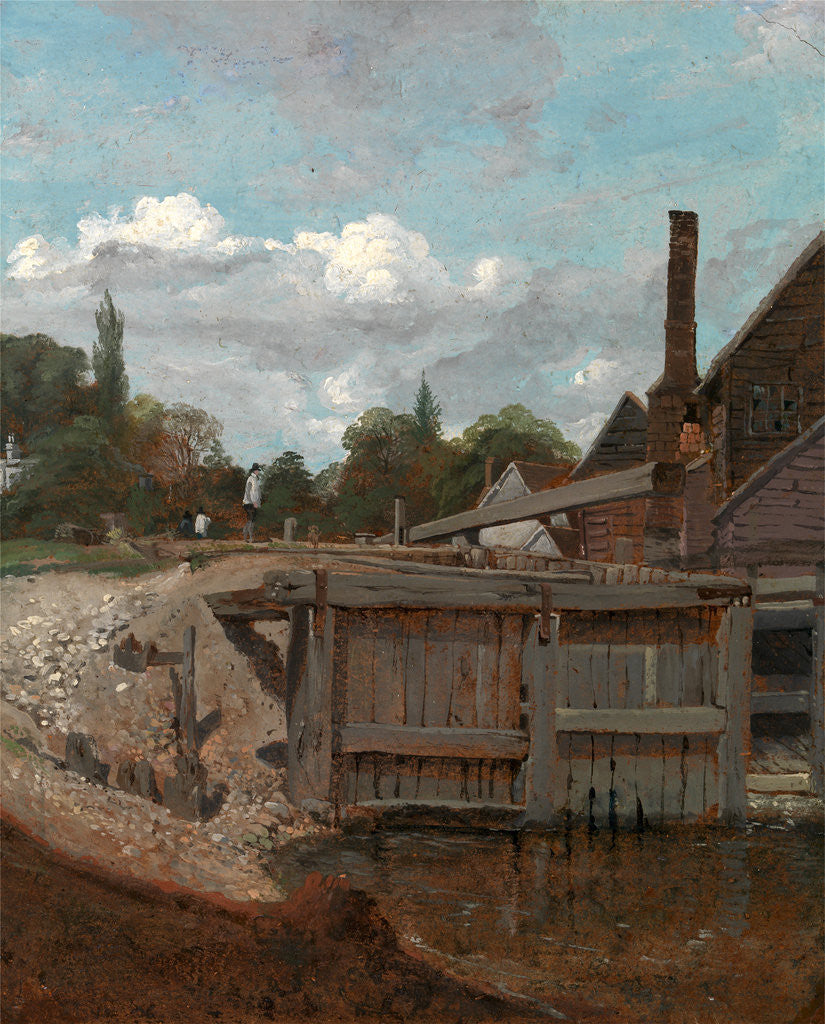 Detail of Lock gate by William Mulready