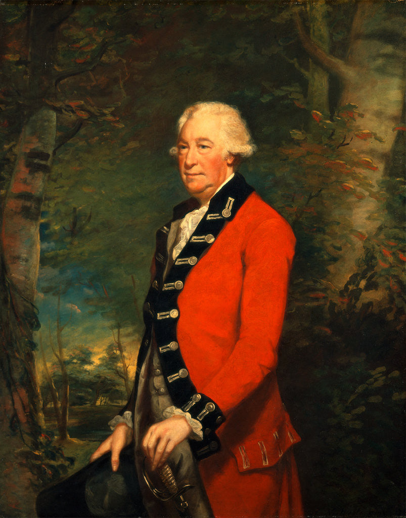 Detail of Sir Ralph Milbanke, Bt., in the Uniform of the Yorkshire (North Riding) Militia by James Northcote