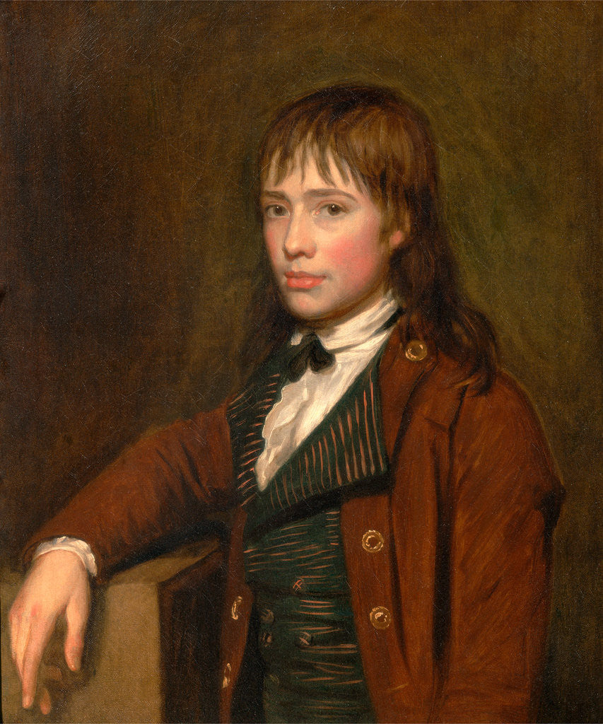 Detail of Thomas Abraham of Gurrington, Devon by John Opie