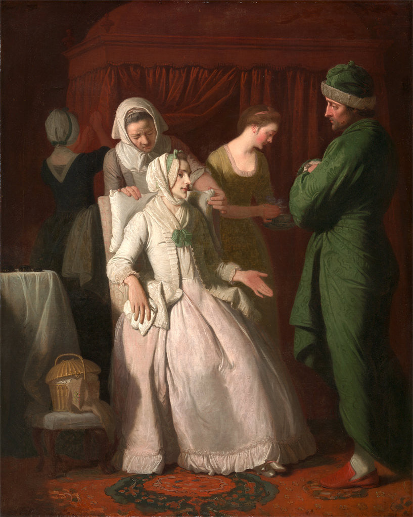 Detail of The Virtuous Comforted by Sympathy by Edward Penny