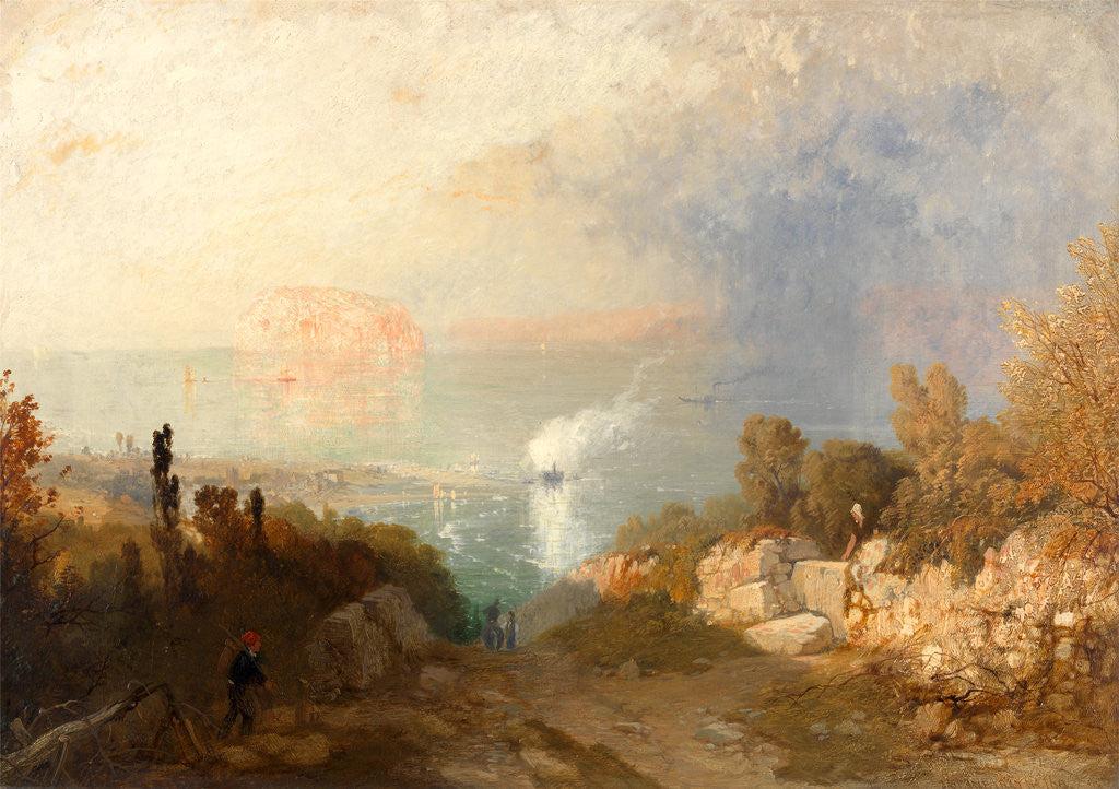 Detail of The Entrance to the Menai Straits by James Baker Pyne