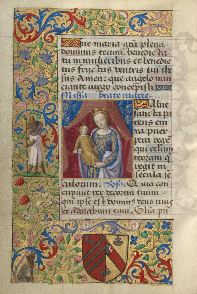 Detail of Virgin and Child by Master of the Chronique scandaleuse