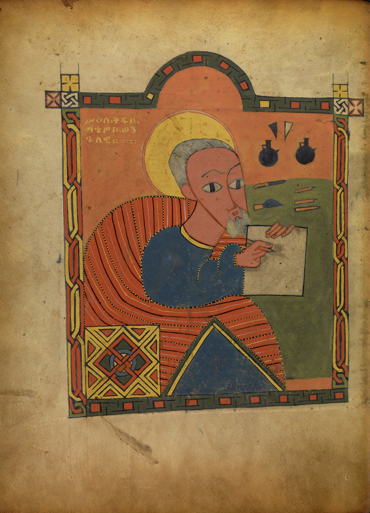 Detail of Saint Matthew by Anonymous