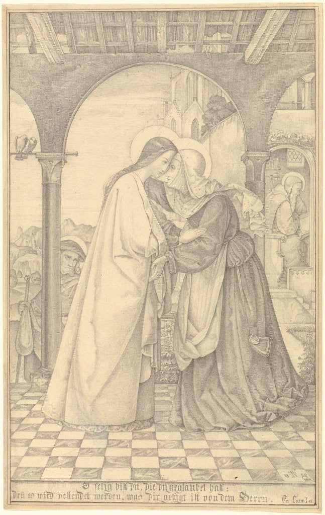 Detail of The Visitation by Theodor Rehbenitz