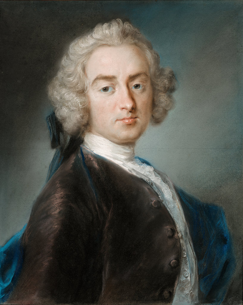 Detail of Sir James Gray, 2nd Bt. by Rosalba Carriera