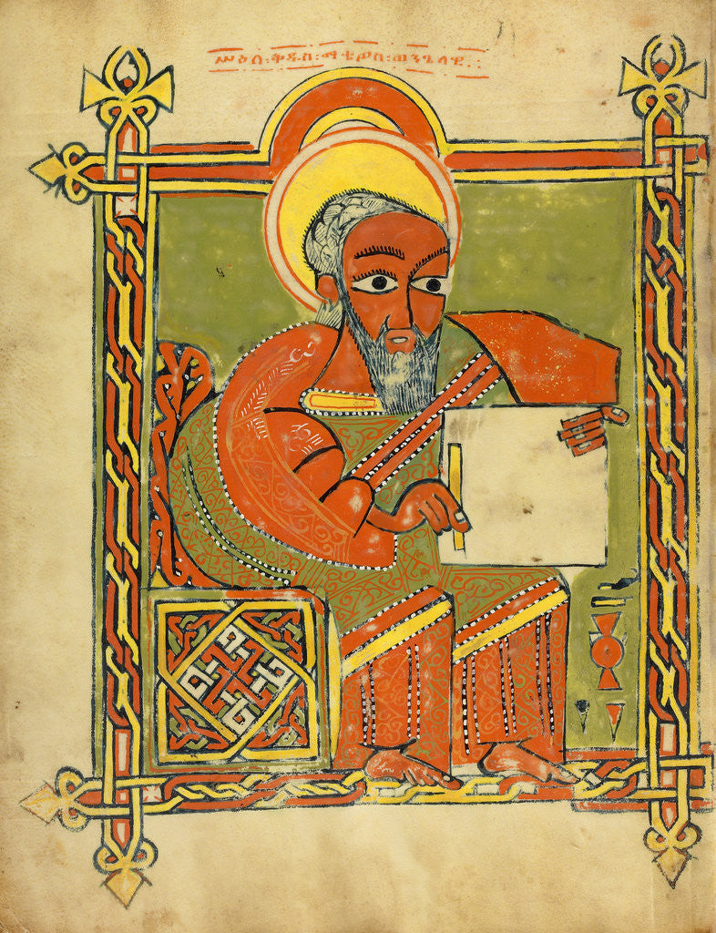 Detail of Saint Matthew by Anonymous