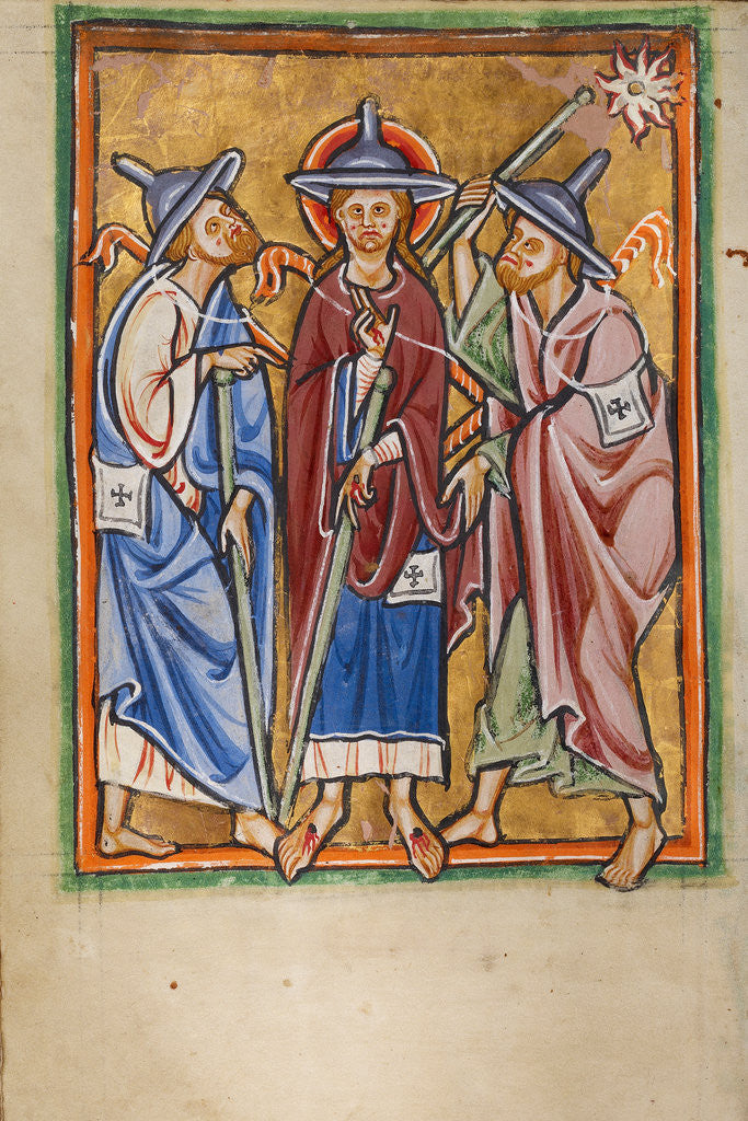 Detail of The Road to Emmaus by Anonymous