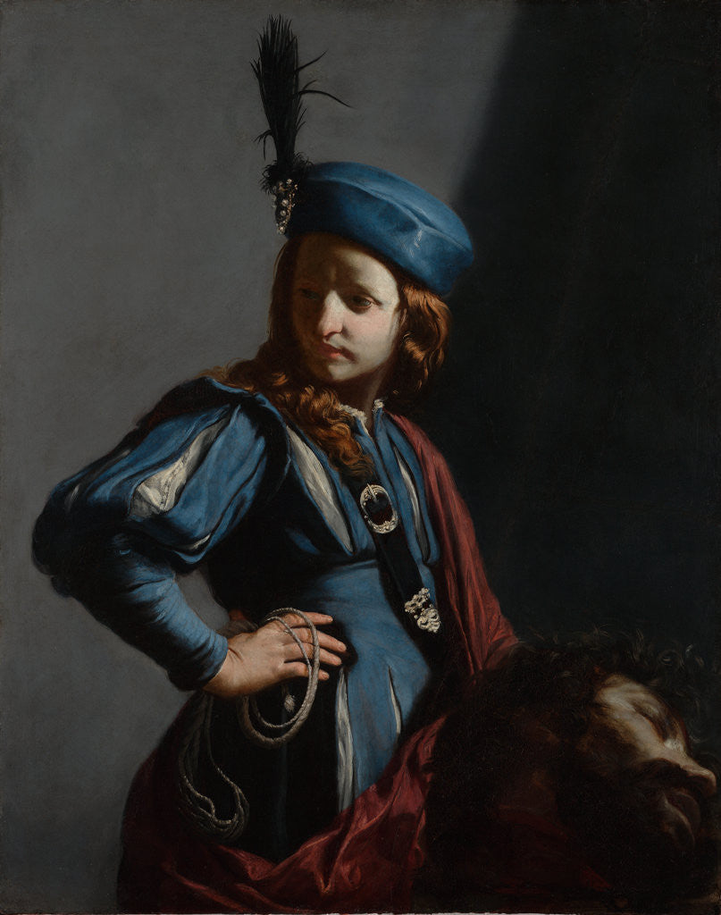 Detail of David with the Head of Goliath by Guido Cagnacci