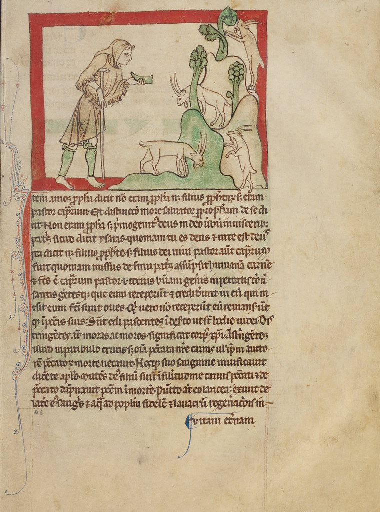 Detail of The Prophet Amos by Anonymous