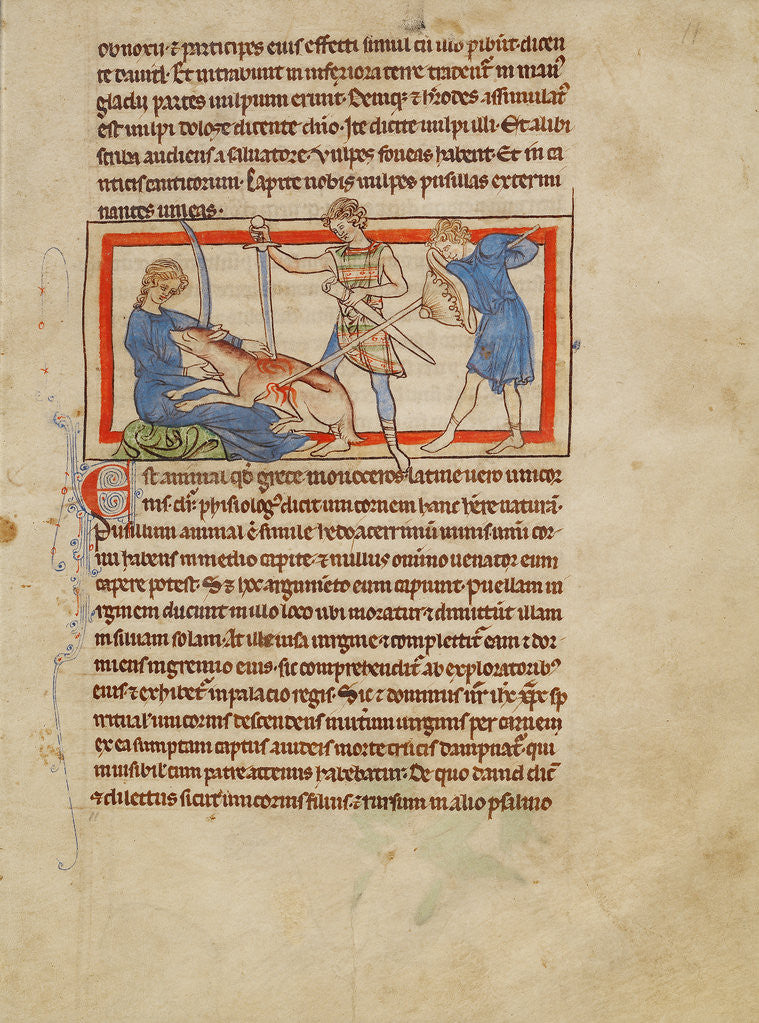 Detail of A Unicorn by Anonymous