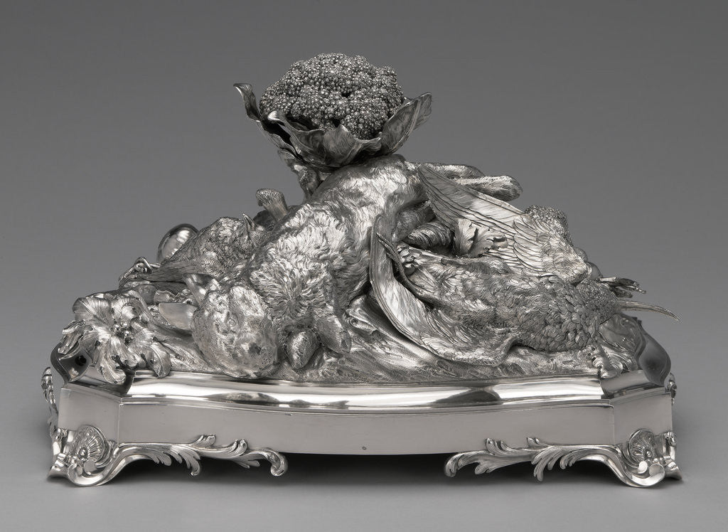 Detail of La Machine d'Argent or Centerpiece for a Table (surtout de table) by François-Thomas Germain