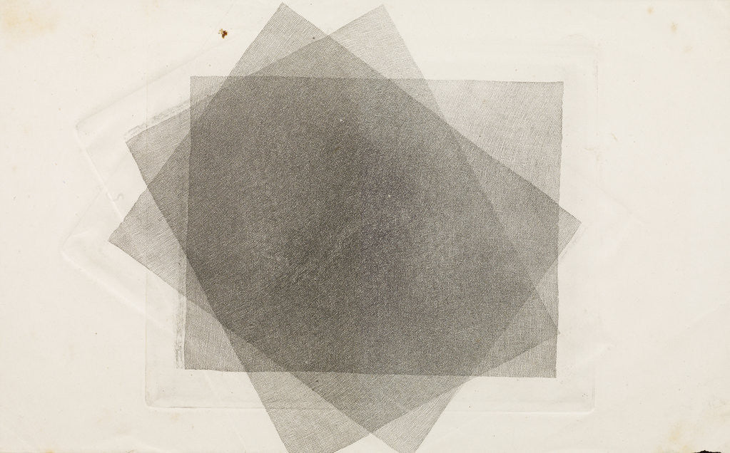 Detail of Three Sheets of Gauze, Crossed Obliquely by William Henry Fox Talbot