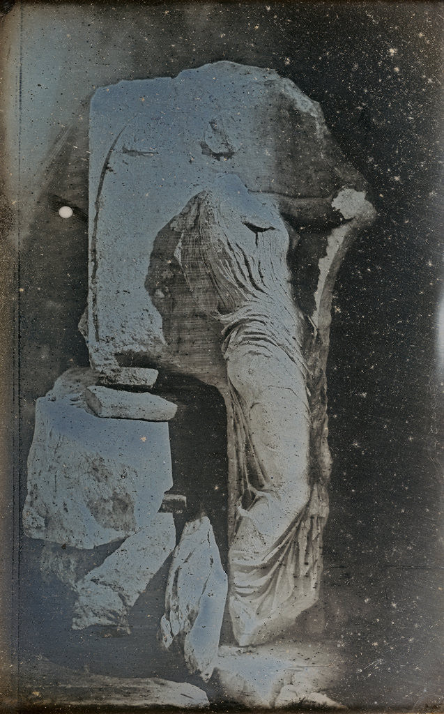 Detail of Sculptural Relief of Victory from the Temple of Victory, the Acropolis, Athens by Joseph-Philibert Girault de Prangey