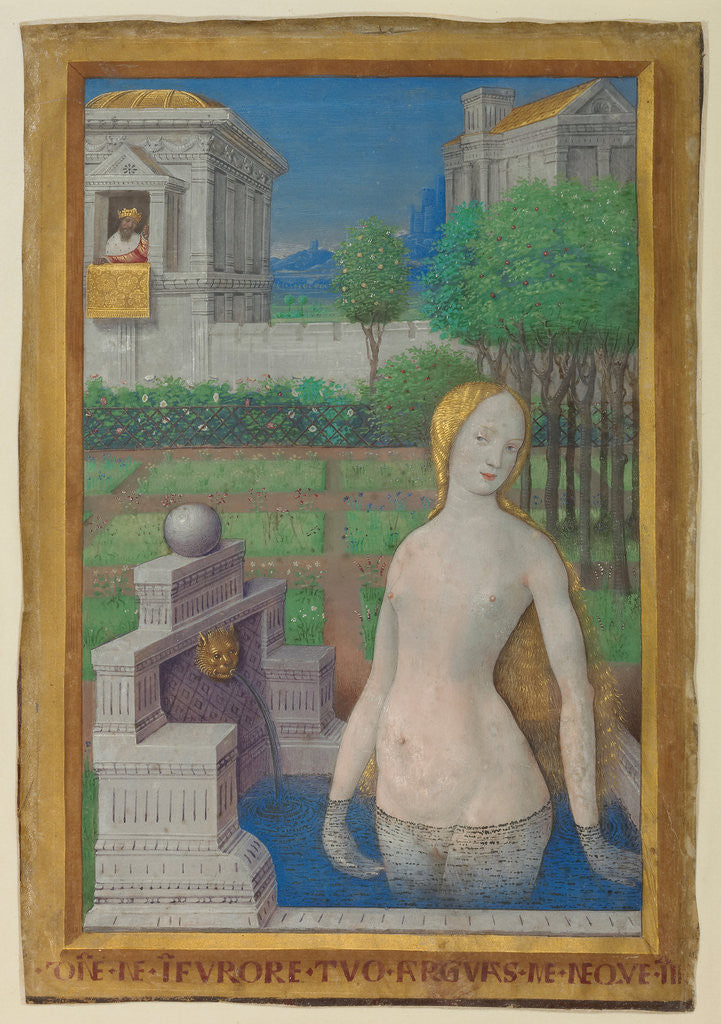 Detail of Leaf from the Hours of Louis XII by Jean Bourdichon