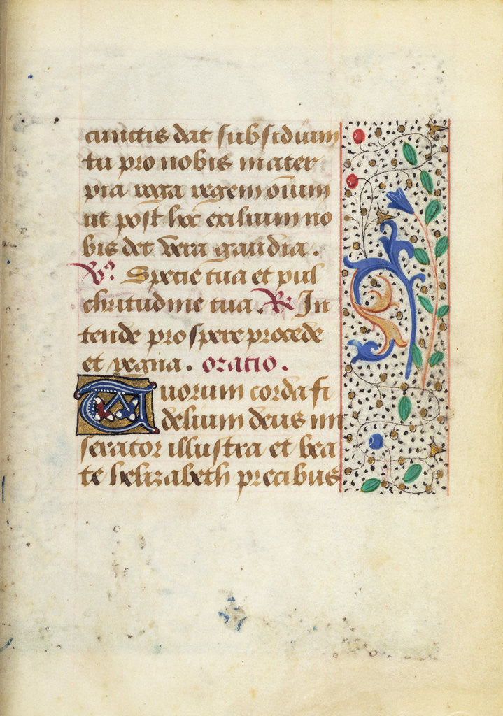 Detail of Decorated Text Page by Anonymous