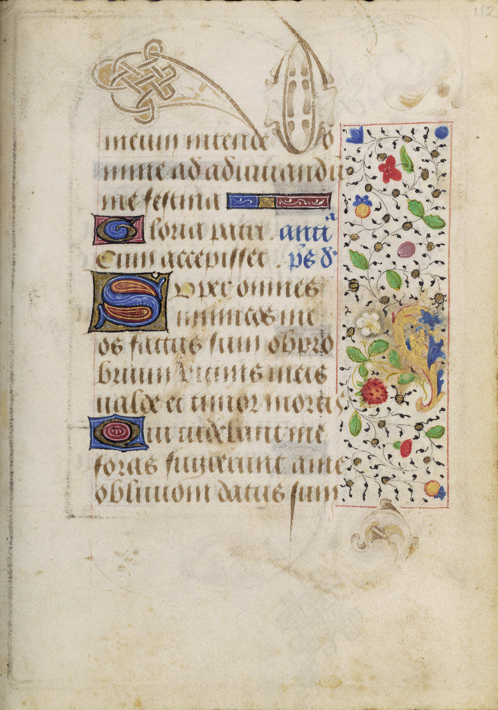 Detail of Decorated Text Page by Nicolas Spierinc