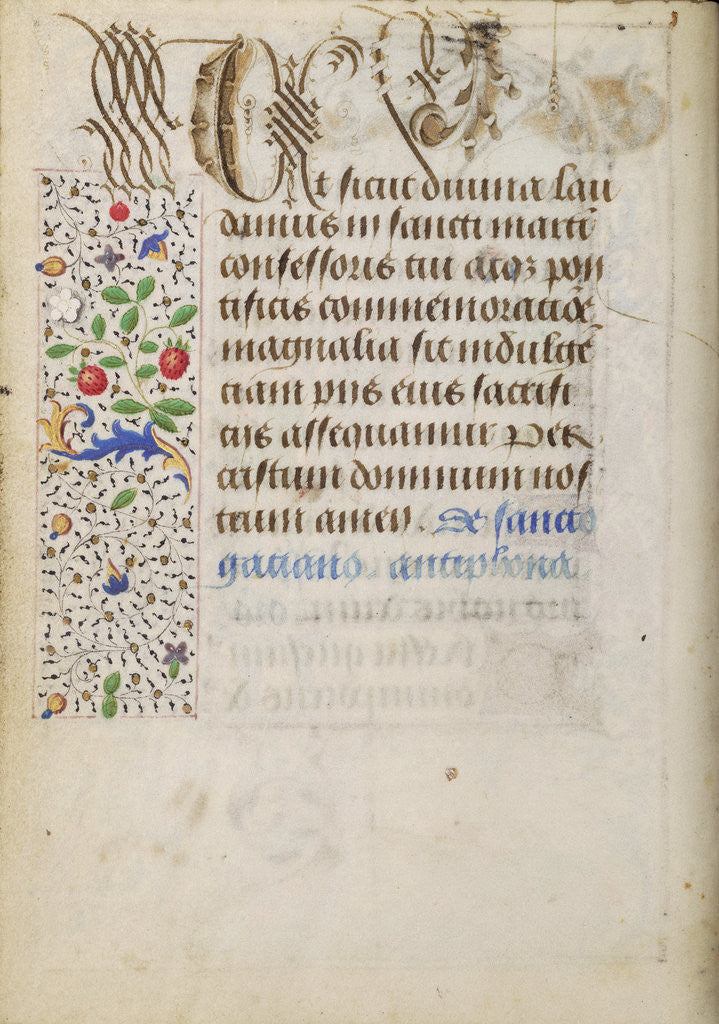 Detail of Decorated Text Page by Nicolas Spierinc