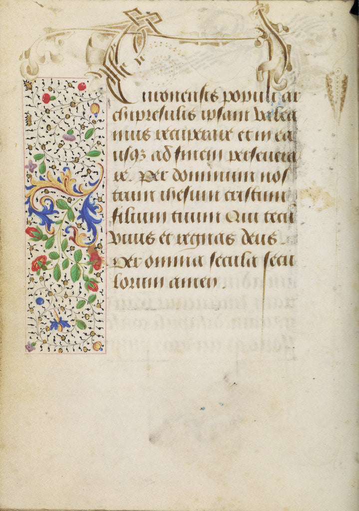 Detail of Decorated Text Page by Nicolas Spierinc