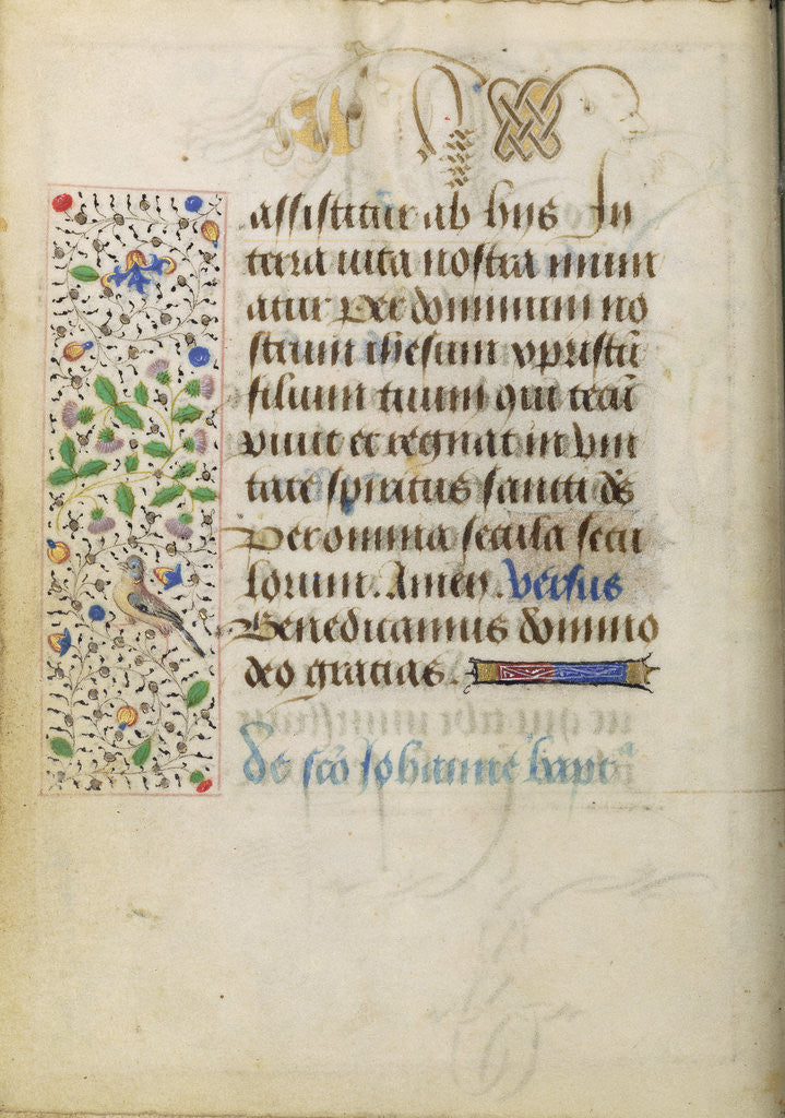 Detail of Decorated Text Page by Nicolas Spierinc