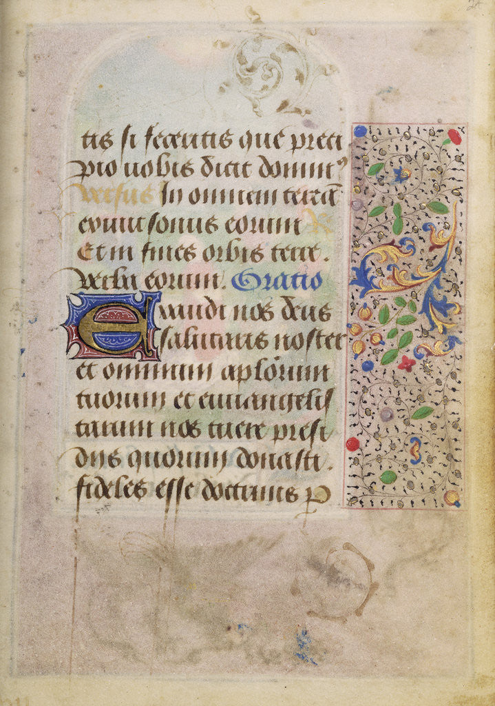 Detail of Decorated Text Page by Nicolas Spierinc