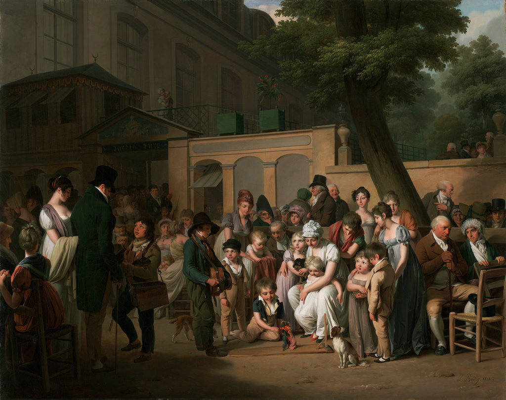 Detail of Entrance to the Jardin Turc by Louis-Léopold Boilly