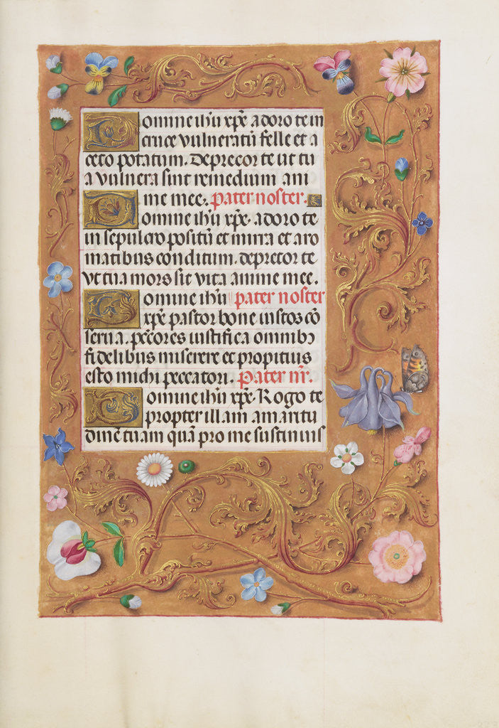 Detail of Decorated Text Page by Anonymous